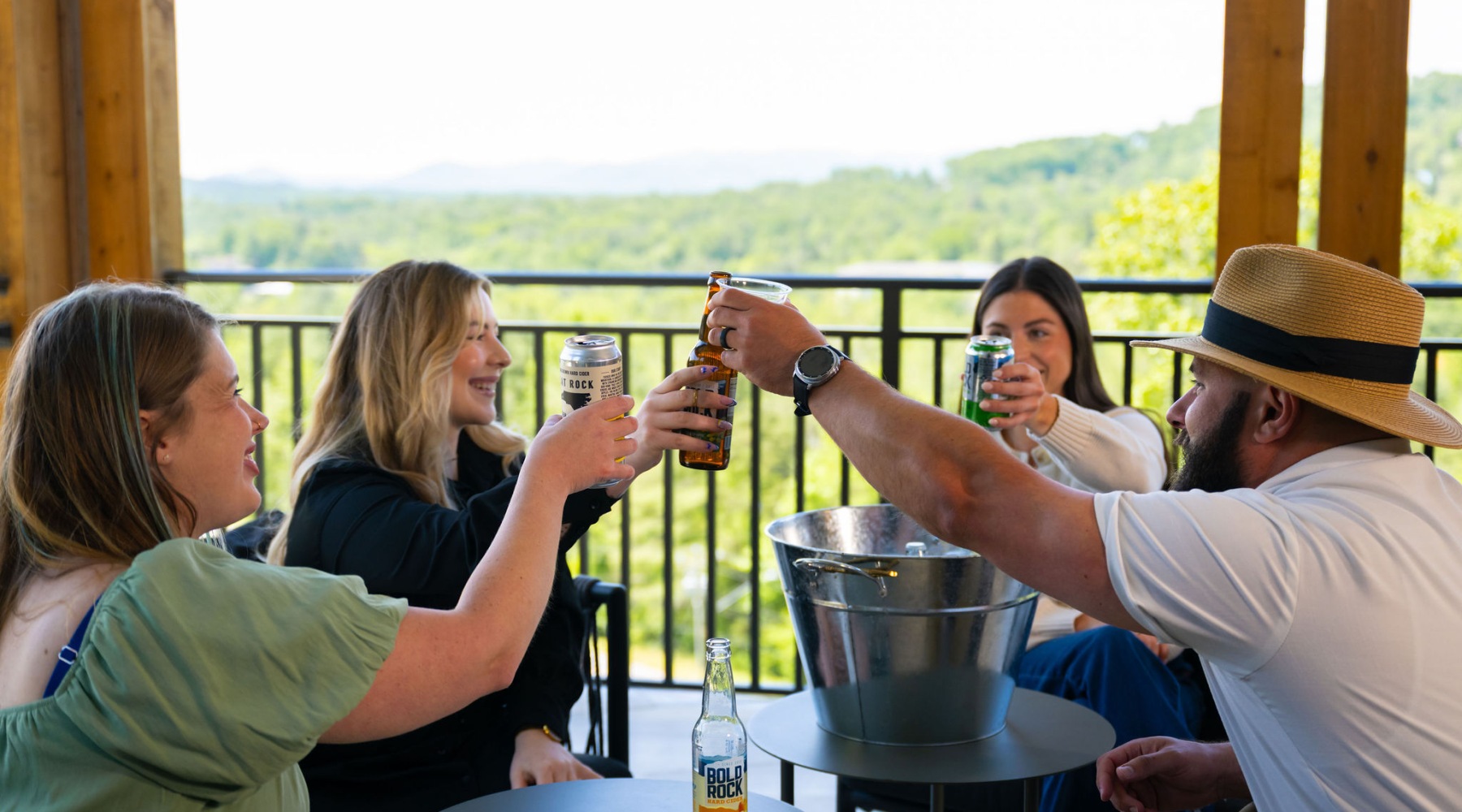 Residence enjoying the Mountain Overlook
