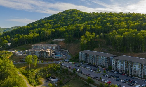 Apartment Community nestled in the mountain side