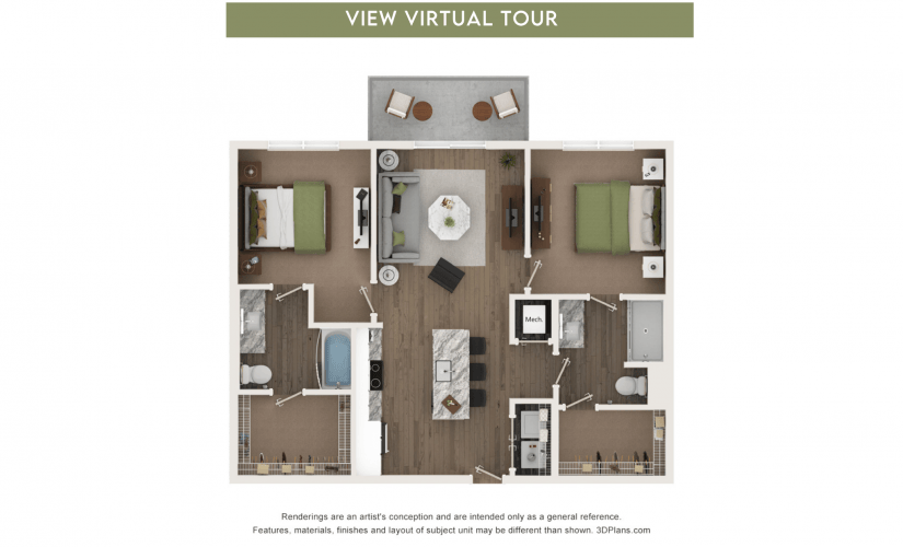 B1A - Two Bedroom enclave piney mountain asheville nc