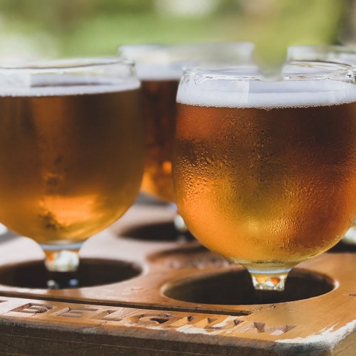 Lifestyle at Enclave Piney Mountain Glasses of beer